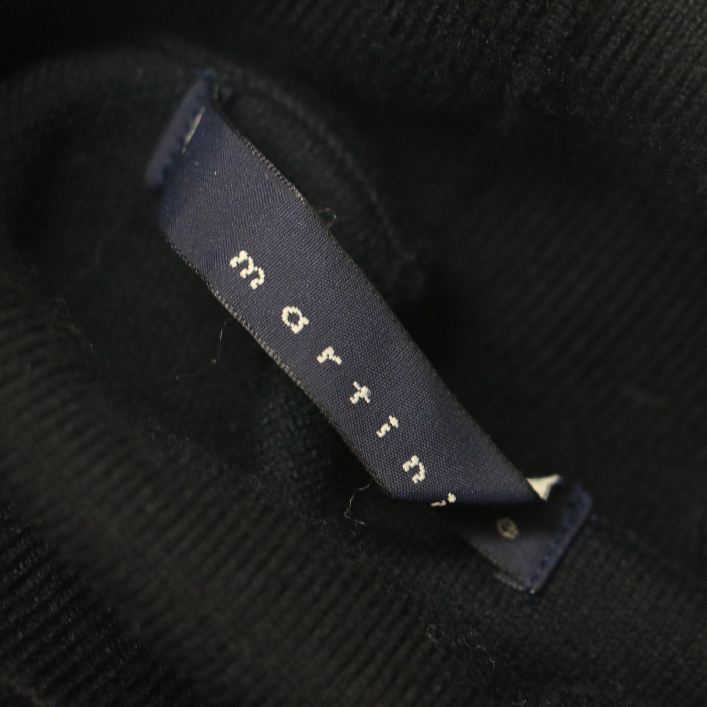 ダブルフェイス ニット ワンピース / ロング丈 長袖 タートルネック ウール