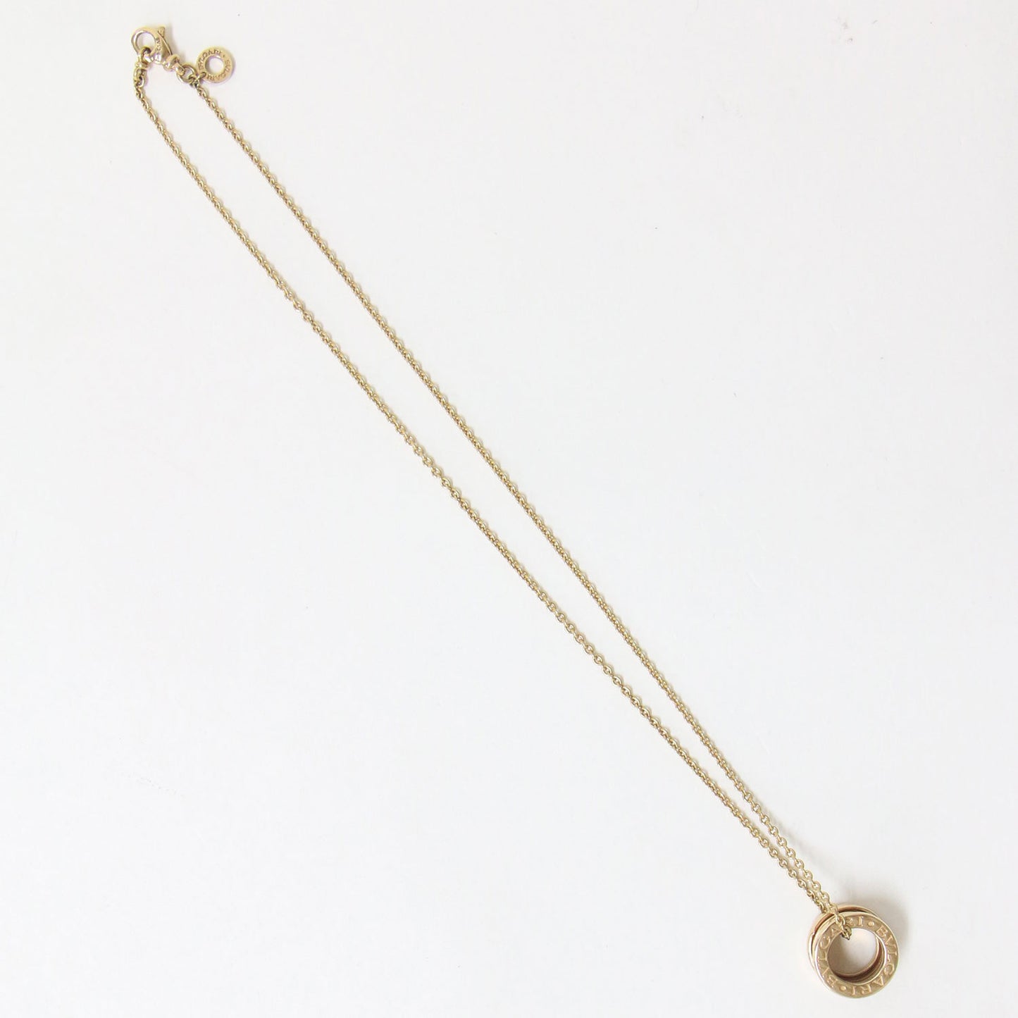 ビー ゼロワン ネックレス / K18YG チェーン ペンダント