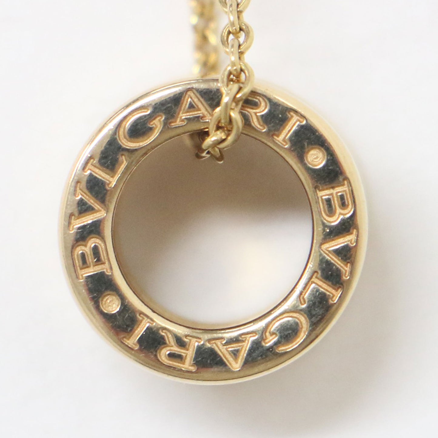 ビー ゼロワン ネックレス / K18YG チェーン ペンダント