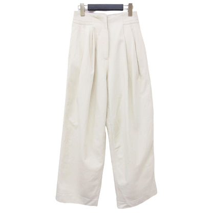 23秋冬 ピーチスキン タック トラウザーズ 12320719 / Peachskin Tuck Trousers パンツ ワイド コットン