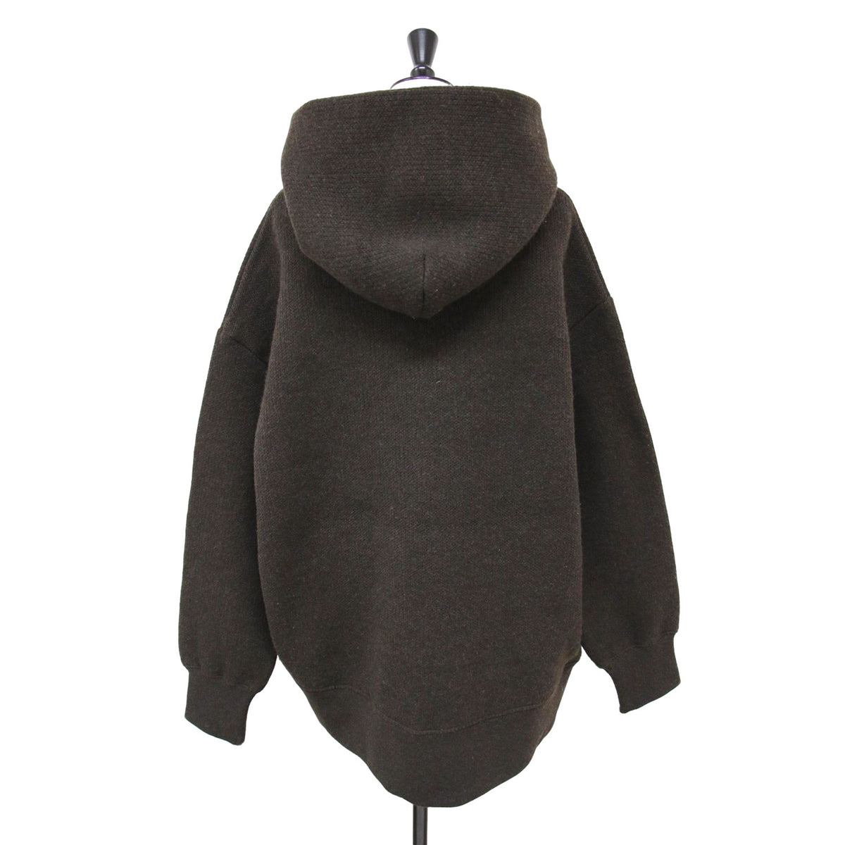 ニット パーカー / LIGHT INLAY PARKA フーディー 長袖 インレイ編み ウール
