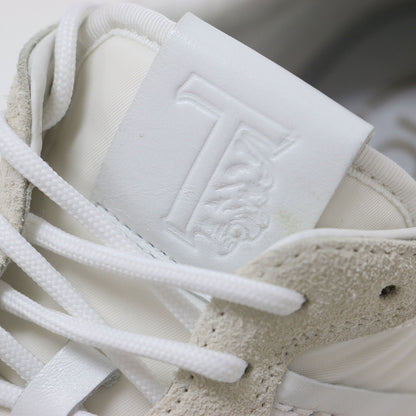 1T チャンキーソール スニーカー / レザー スウェード ファブリック ローカット レースアップ ワンティー