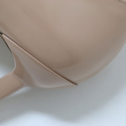 エナメル レザー ハイヒール パンプス / ポインテッドトゥ パテント リボン KATRIN