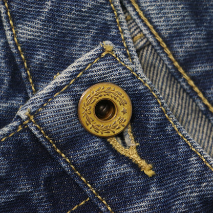 5 1/2 サイド クラッシュ デニム パンツ / SIDE CRUSHED DENIM ワイド スリット