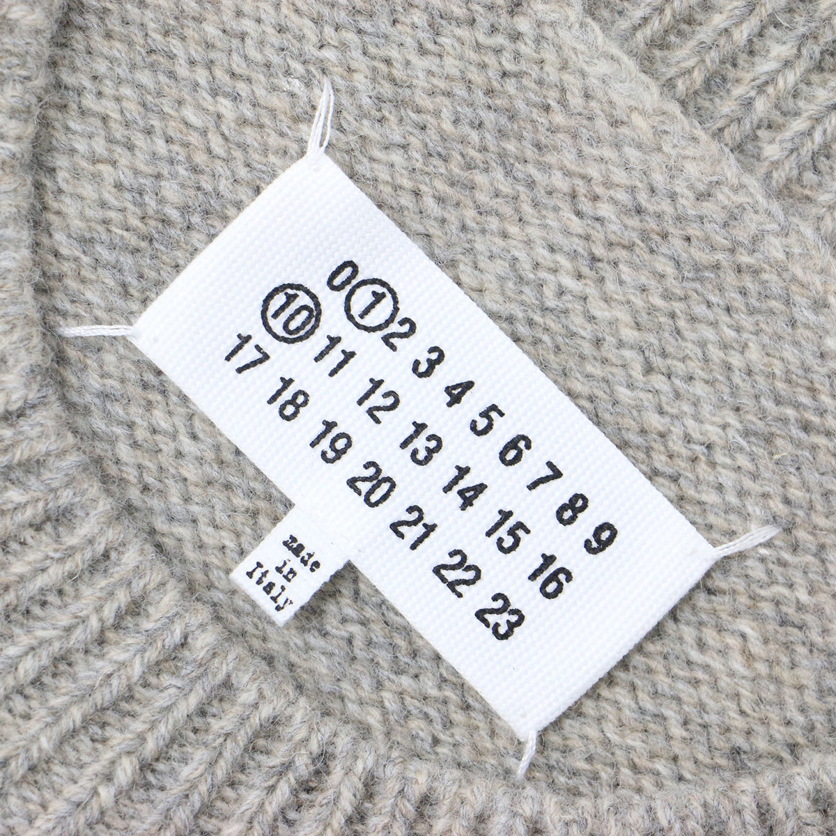 23秋冬 ウール ニット クルーネック ベスト / Knit Gilet