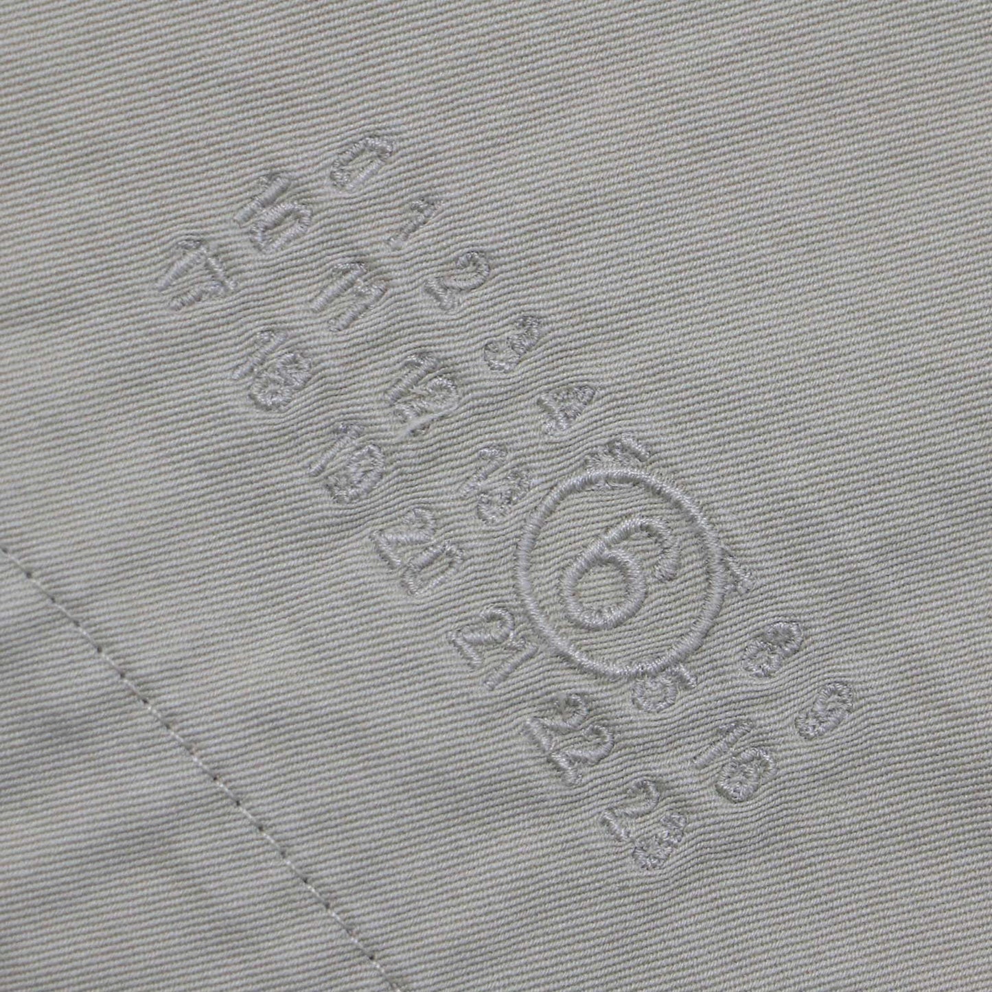 24春夏 コットン ギャバジン ベルト付き ステンカラー コート / カットオフ ラグランスリーブ ロング