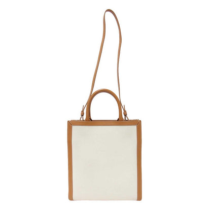 バーティカル カバ スモール トートバッグ / Small Vertical Cabas ショルダーバッグ 2WAY キャンバス レザー ロゴ