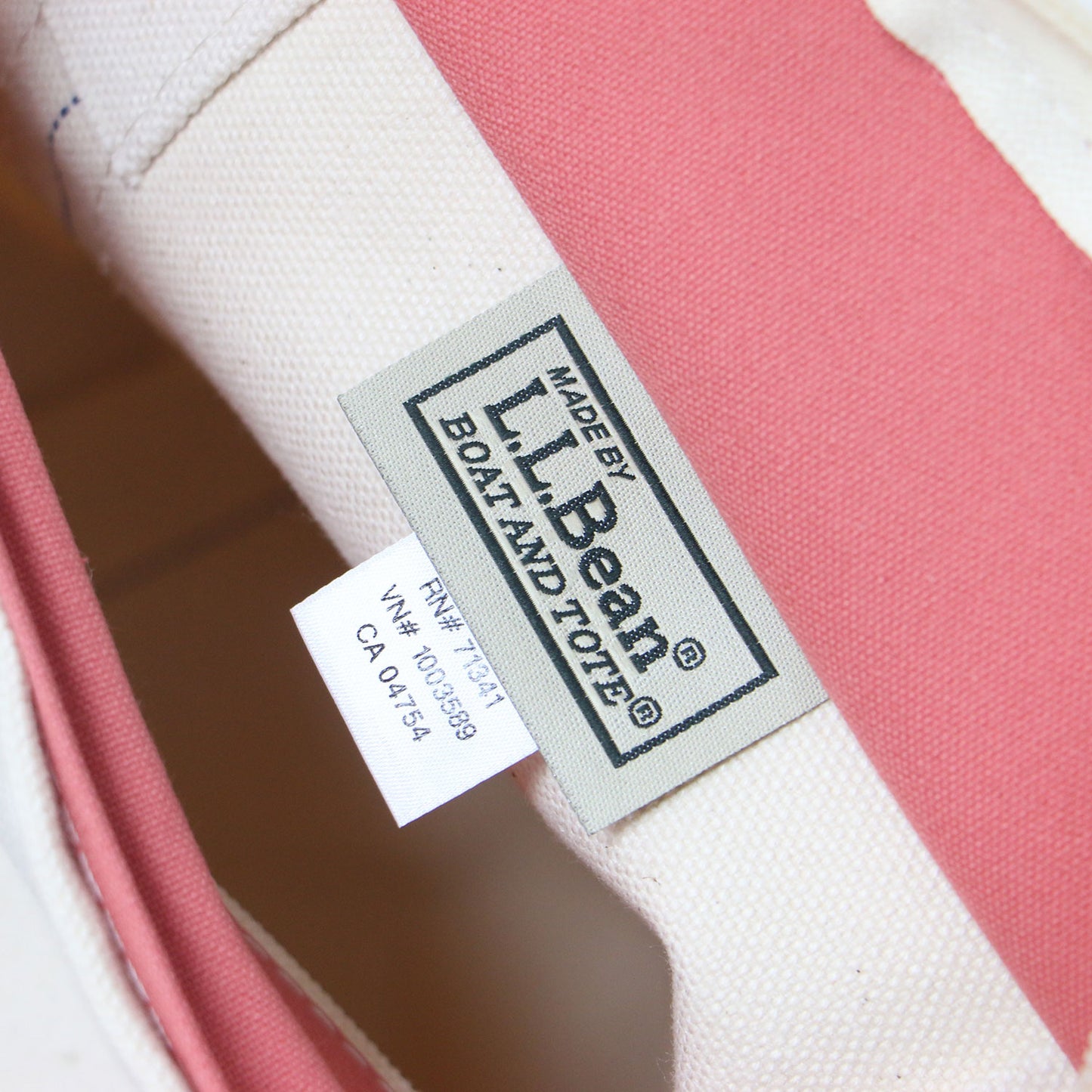 ボート アンド トート バッグ / コットン キャンバス ジップトップ