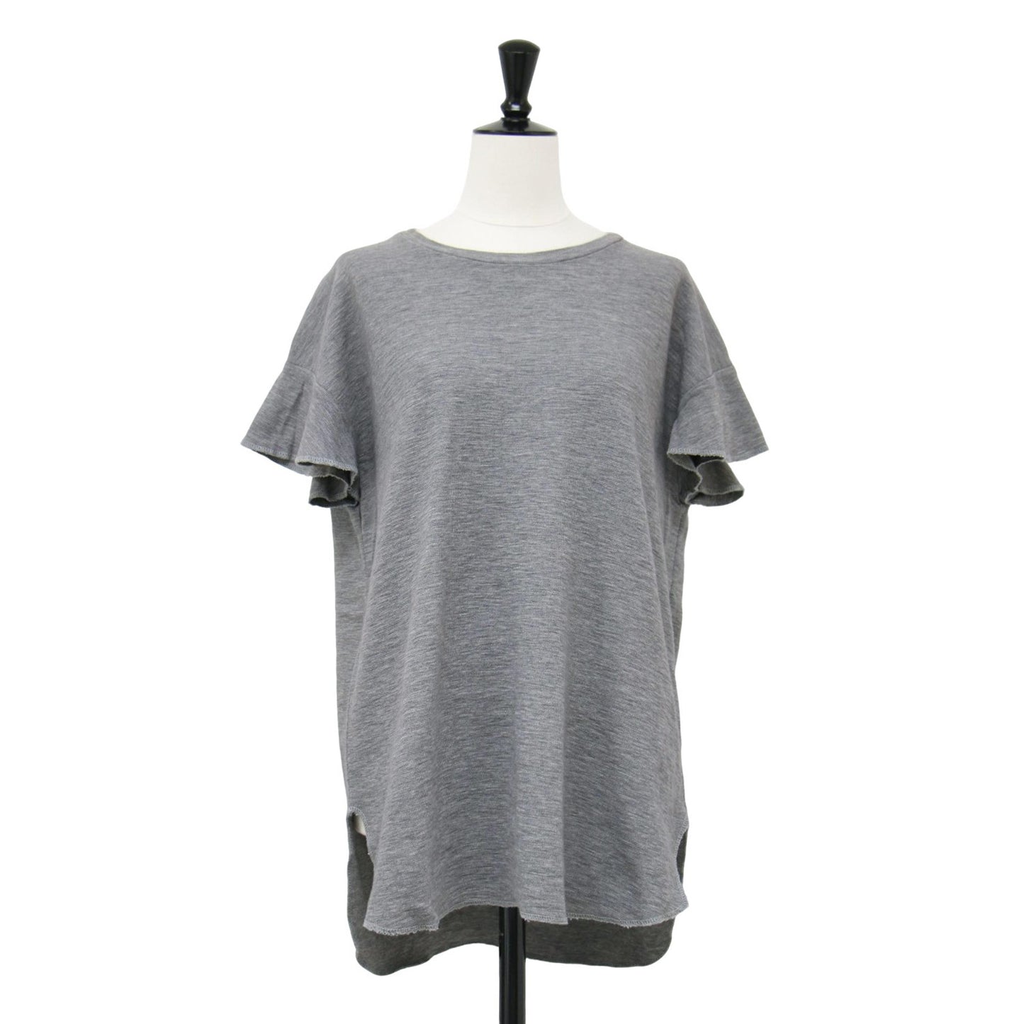コットン ジャージー フレンチリーブ Tシャツ / クルーネック カットソー 半袖