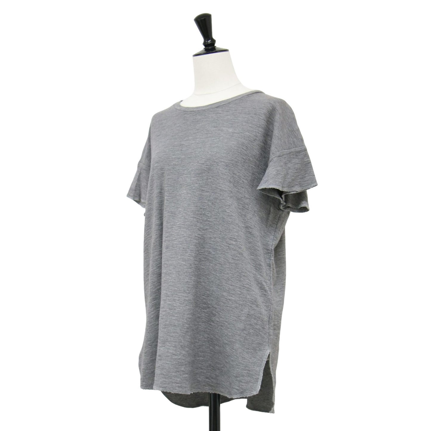コットン ジャージー フレンチリーブ Tシャツ / クルーネック カットソー 半袖
