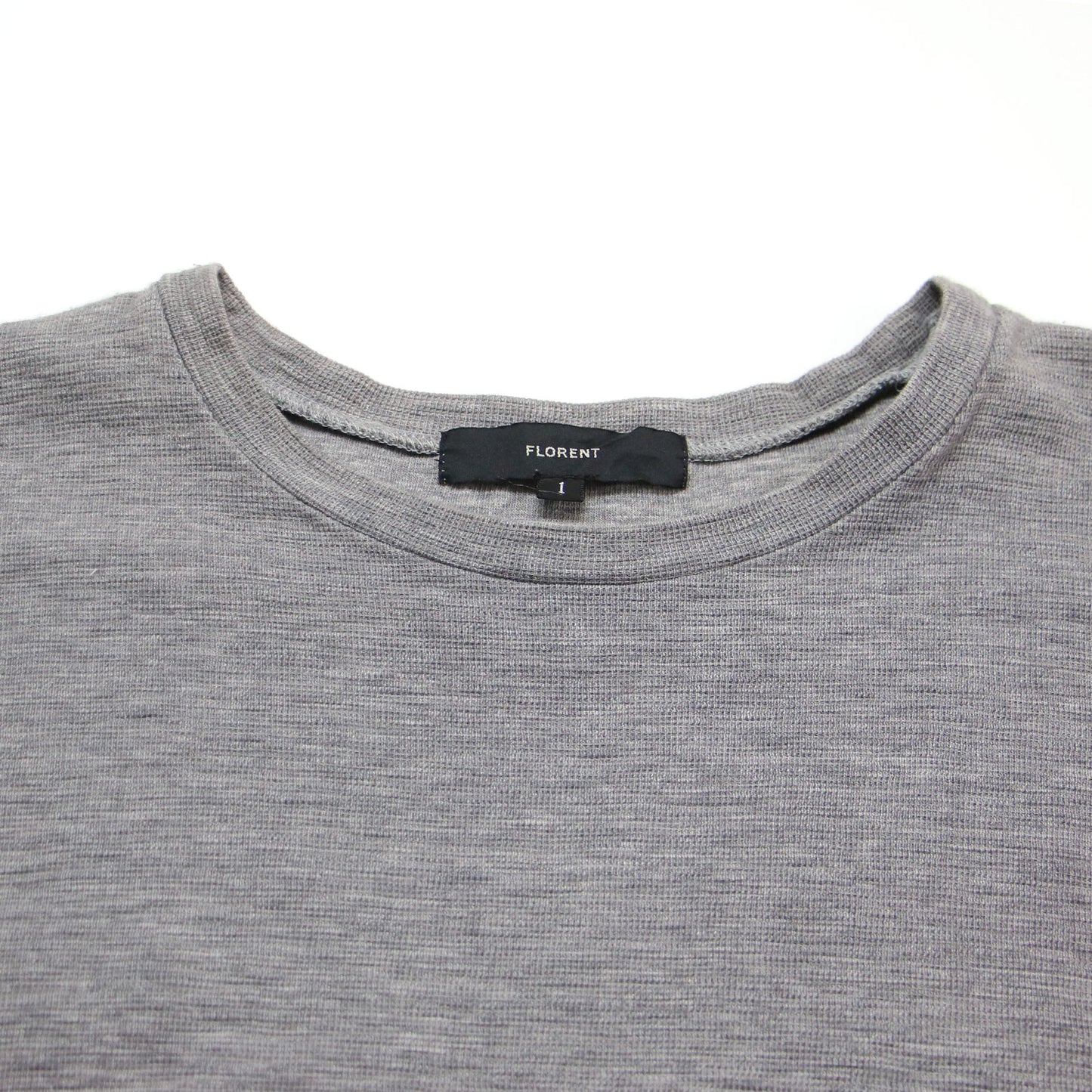 コットン ジャージー フレンチリーブ Tシャツ / クルーネック カットソー 半袖