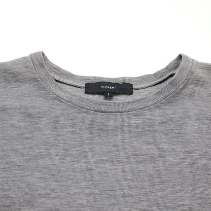 コットン ジャージー フレンチリーブ Tシャツ / クルーネック カットソー 半袖
