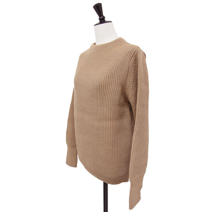 ウール リブ プルオーバー ニット / 長袖 クルーネック