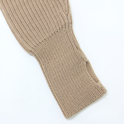 ウール リブ プルオーバー ニット / 長袖 クルーネック