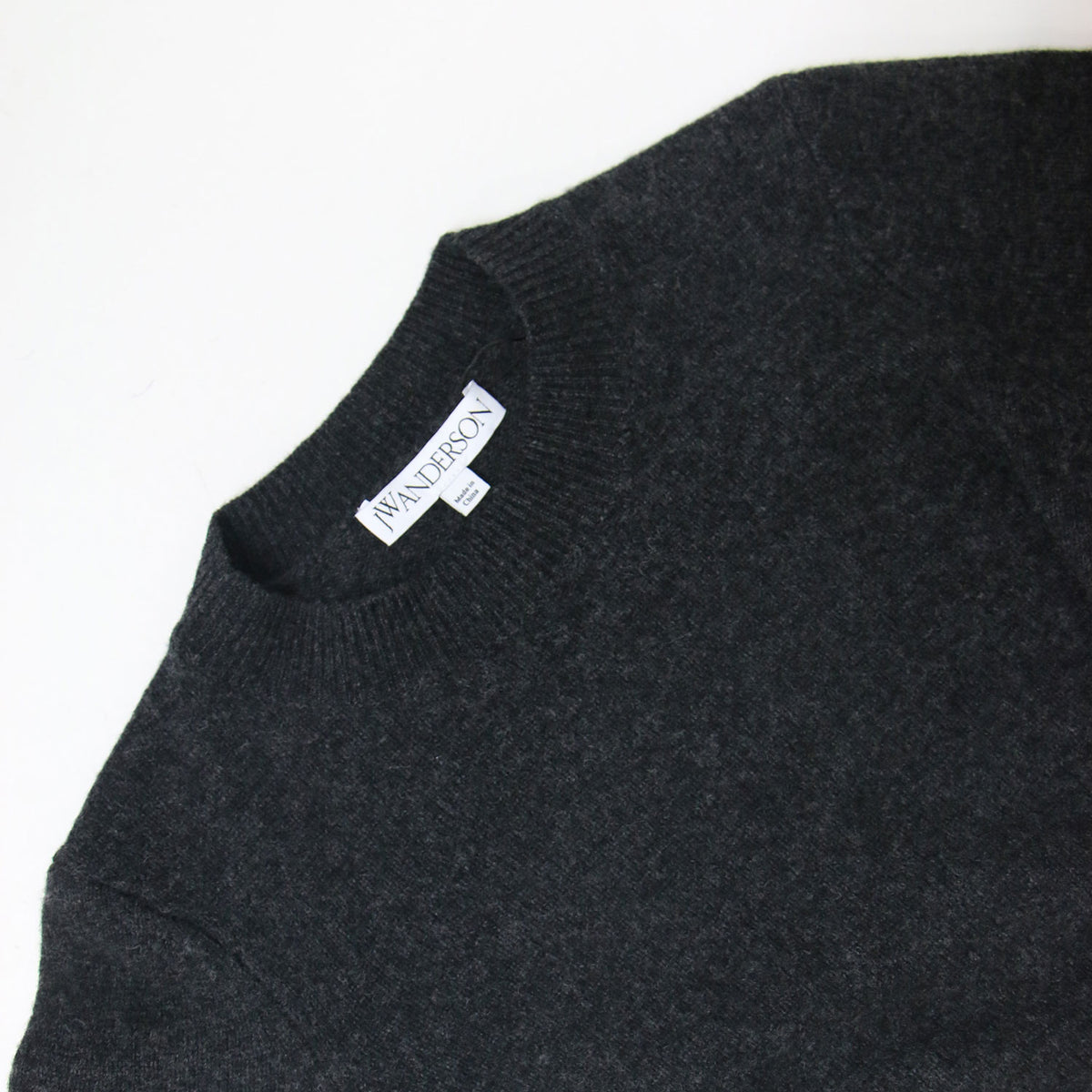 23秋冬 パドロック ベルト ニット ワンピース KW0953 YN0170 / ミディ丈 長袖 クルーネック フレア ウール