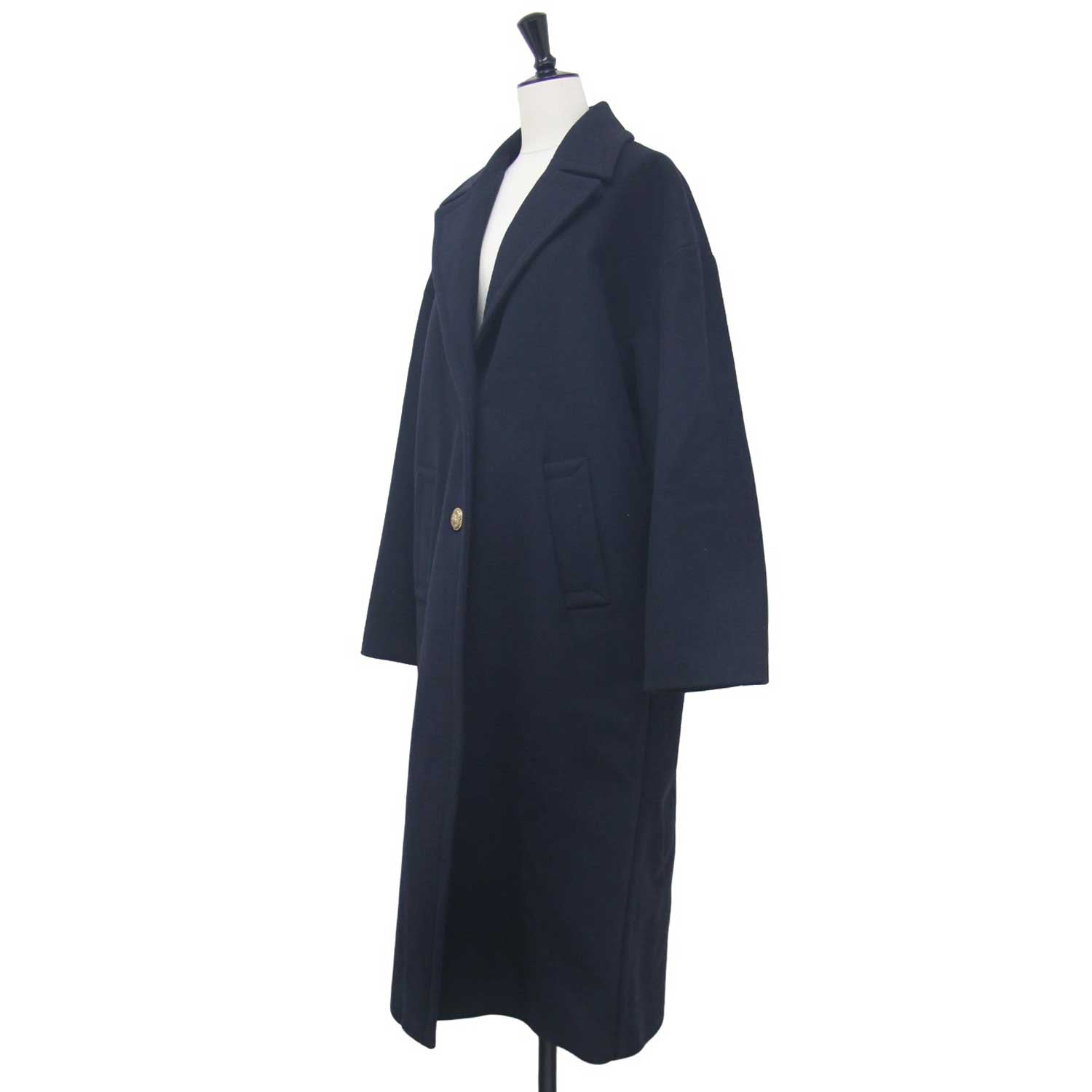 VICTORINOX ブルー コート 美品 止める 