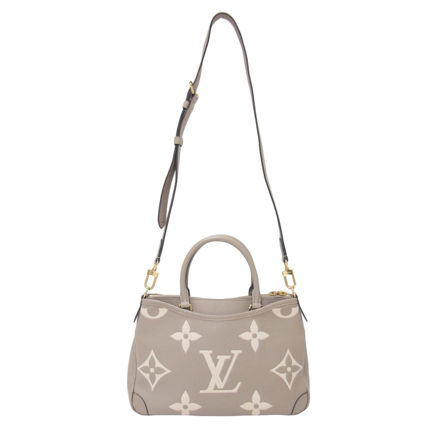 モノグラム アンプラント トリアノン PM M46585 / 2WAY ハンドバッグ ショルダーバッグ エンボス加工 ゴールド金具 牛革 本革