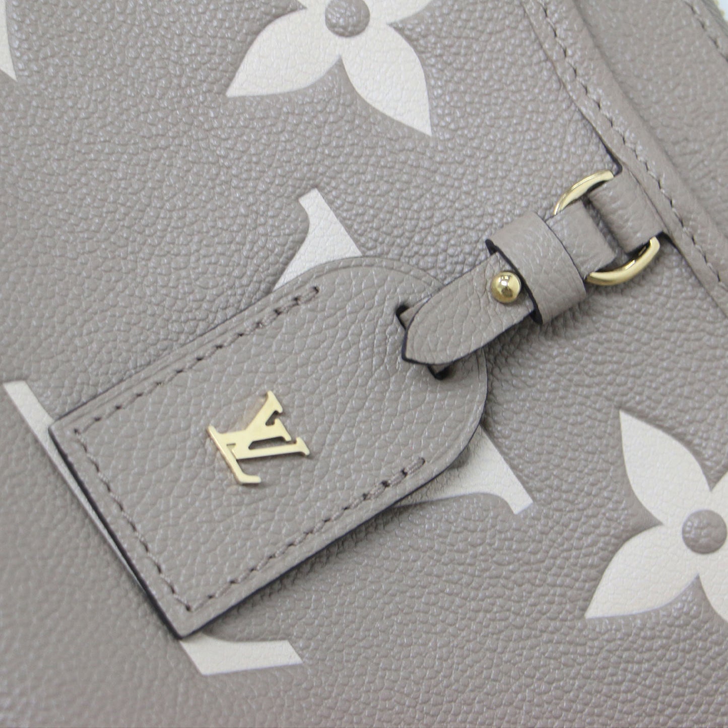 モノグラム アンプラント トリアノン PM M46585 / 2WAY ハンドバッグ ショルダーバッグ エンボス加工 ゴールド金具 牛革 本革