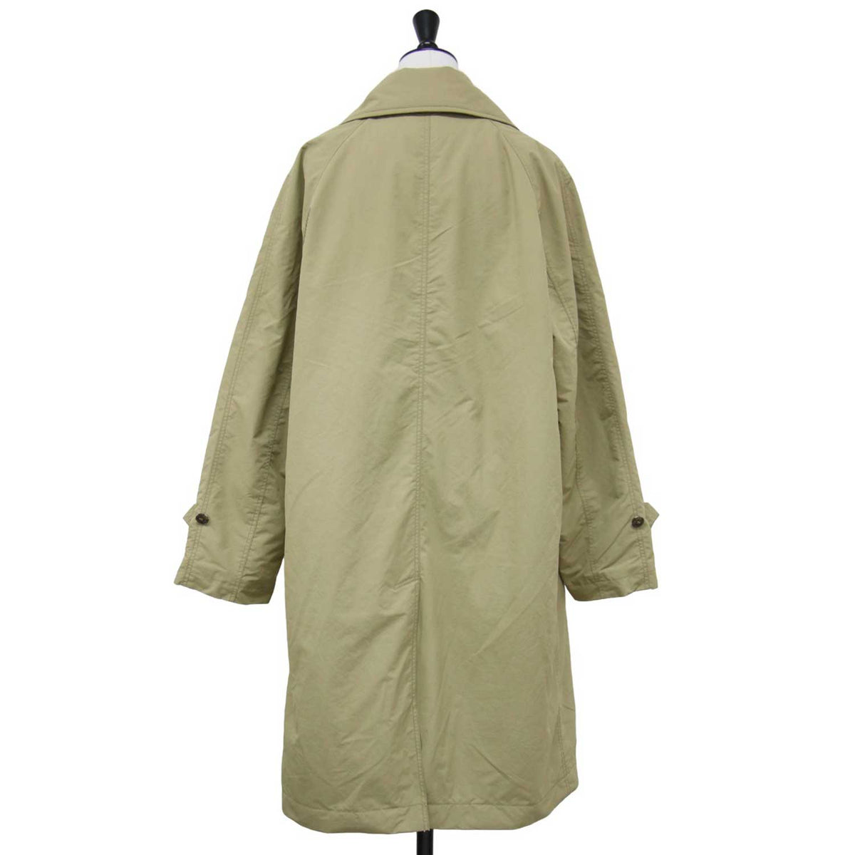 × BEAMS BOY 別注 ステンカラー コート / ロング丈 タフタ プリマロフト 中綿 ロゴ