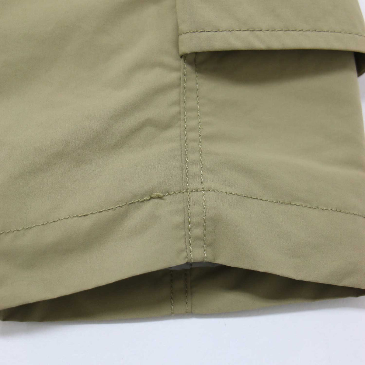 × BEAMS BOY 別注 ステンカラー コート / ロング丈 タフタ プリマロフト 中綿 ロゴ