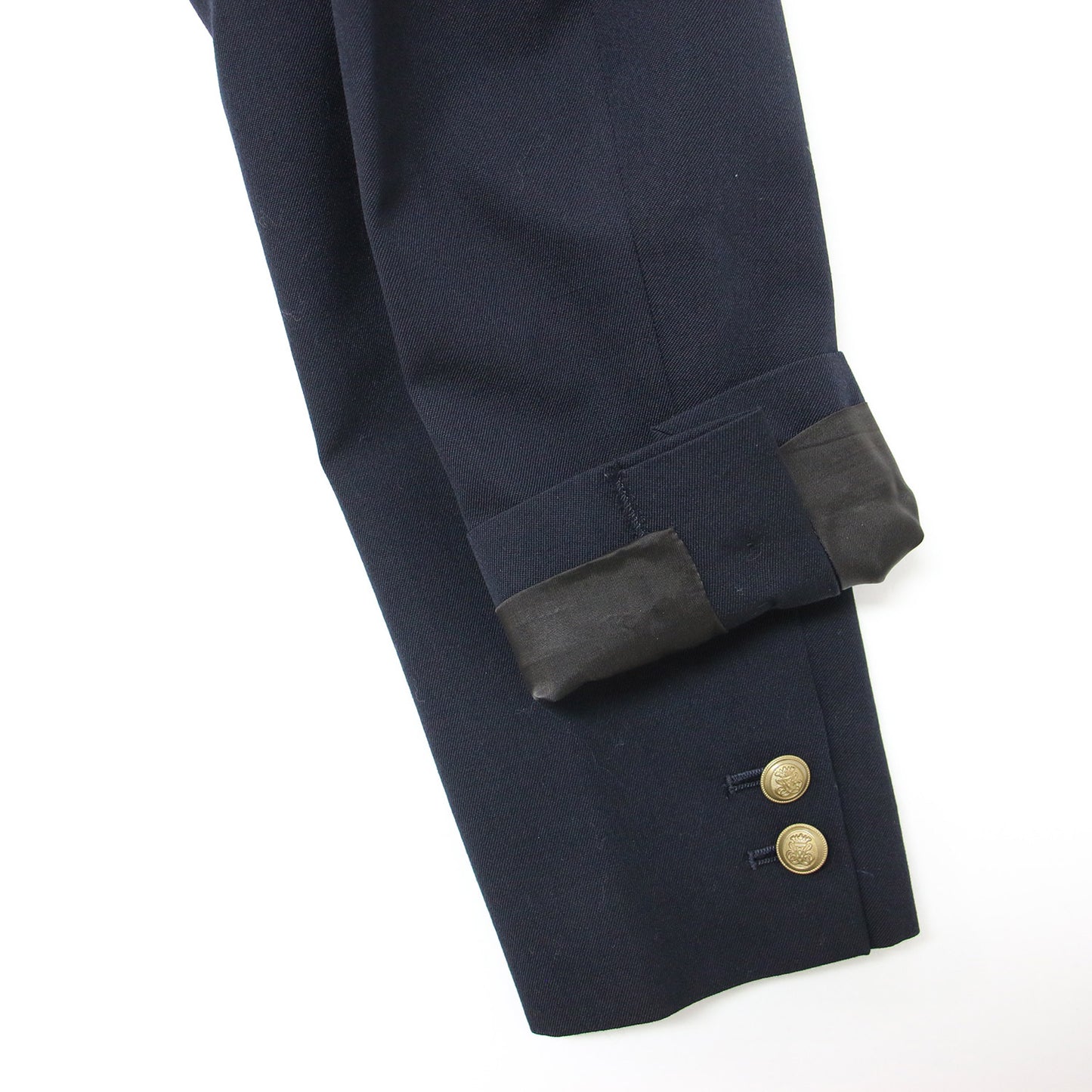 24秋冬 LIEN シングル ブレザー / テーラードジャケット 金ボタン ボクシーシルエット ウール