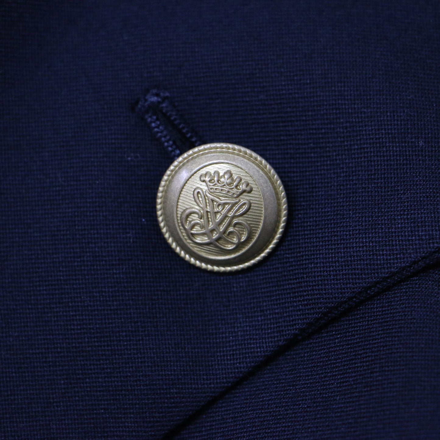 24秋冬 LIEN シングル ブレザー / テーラードジャケット 金ボタン ボクシーシルエット ウール