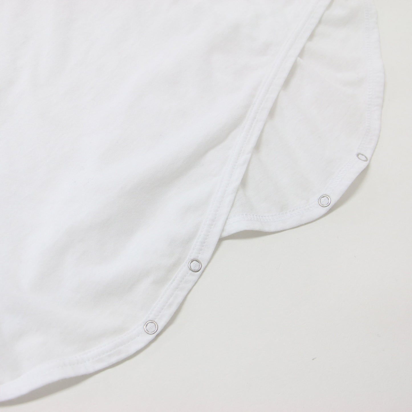アシンメトリー ロングスリーブ Tシャツ / ロンパース 長袖 コットン カットソー