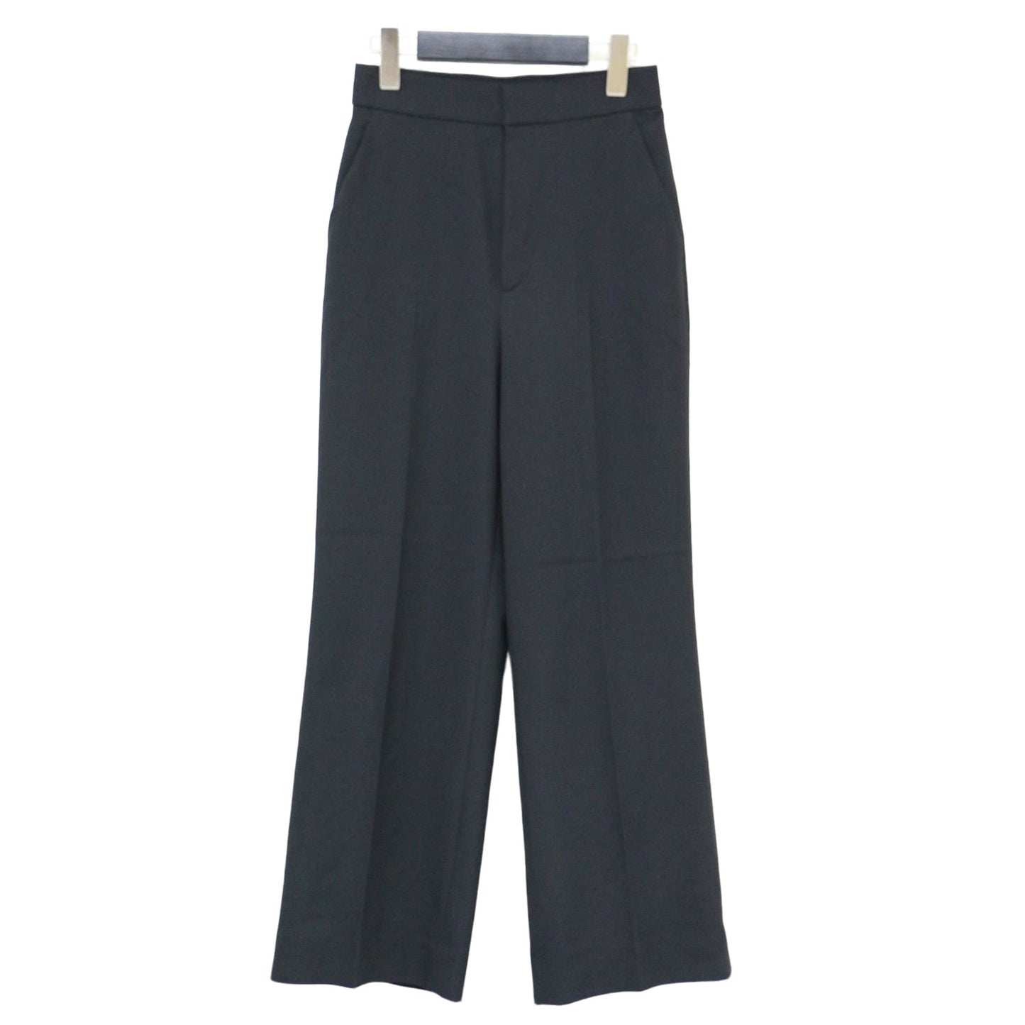 beautiful スラックス / パンツ ストレート センタープレス入り ストレッチ素材