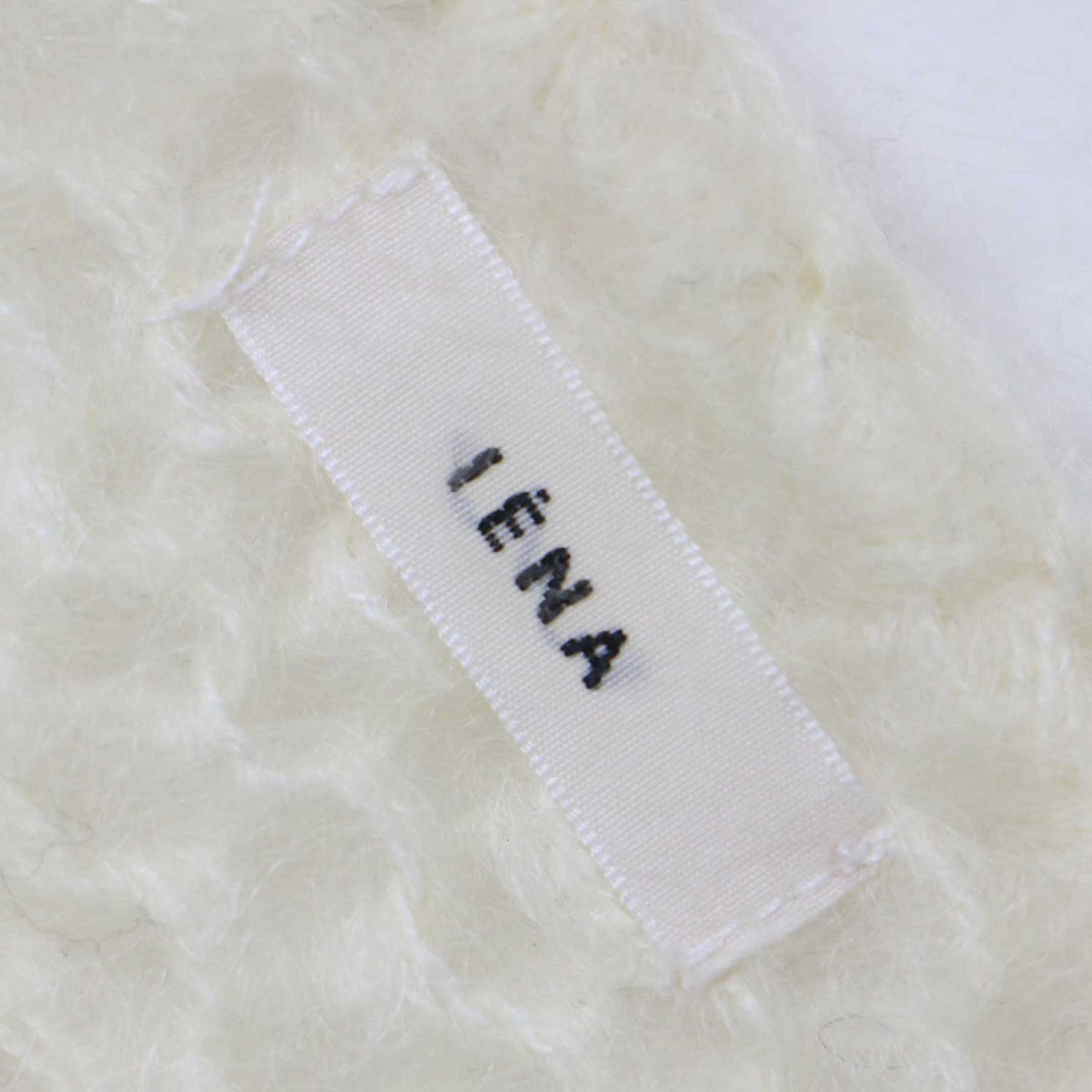 ハンド モヘア プルオーバー / ニット 長袖 ボートネック ワイド ショート丈