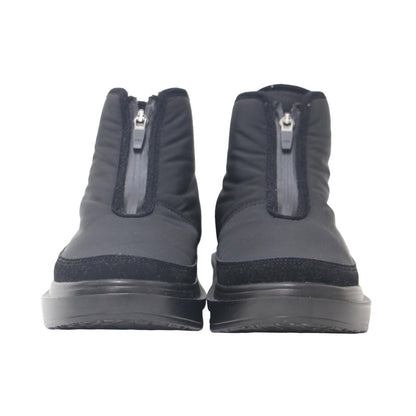 24秋冬 フロント ジップ ショート ブーツ / ナイロン ボリュームソール KAMAN Winter Boots