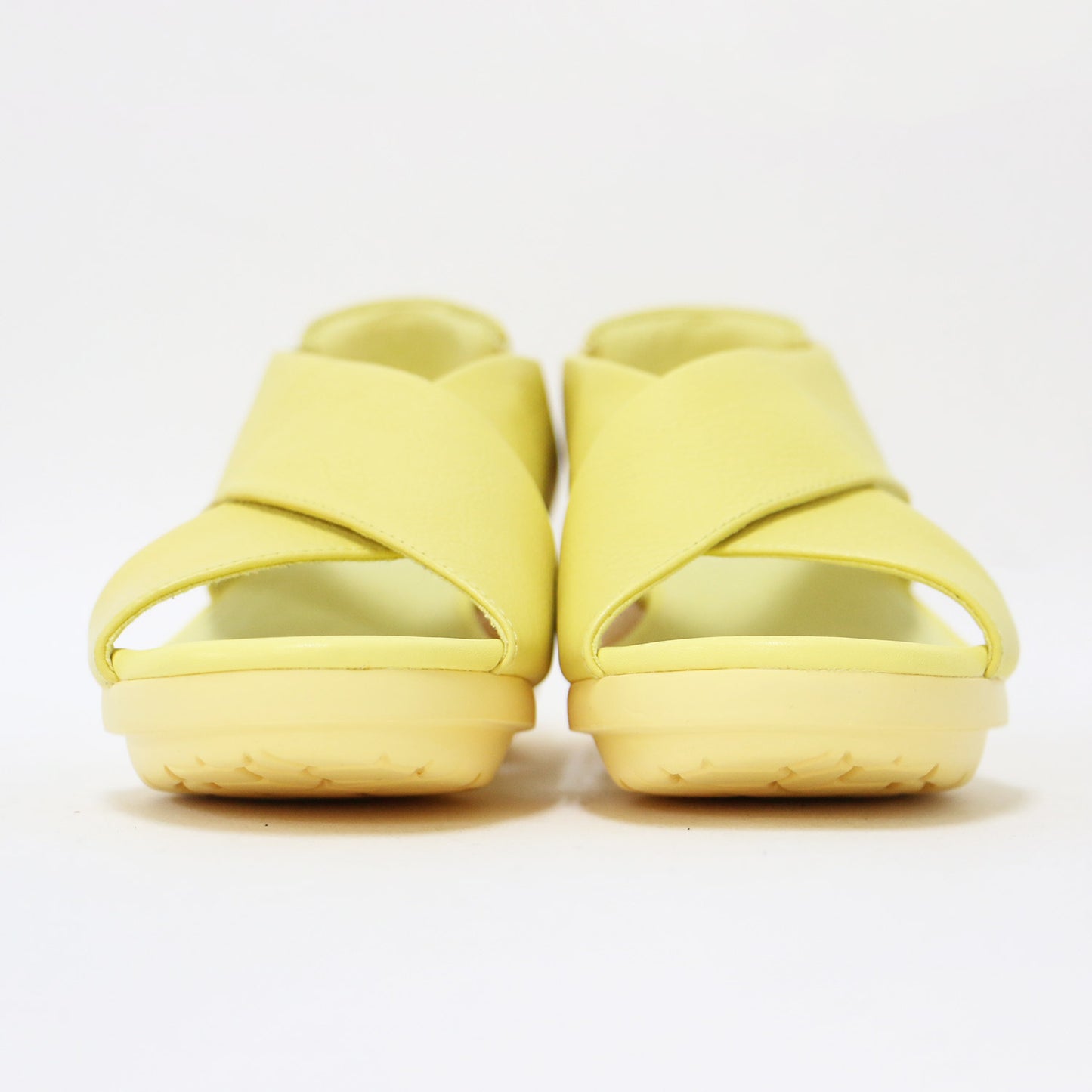 バルーン レザー クロスベルト サンダル / BALLOON バックストラップ ウエッジソール