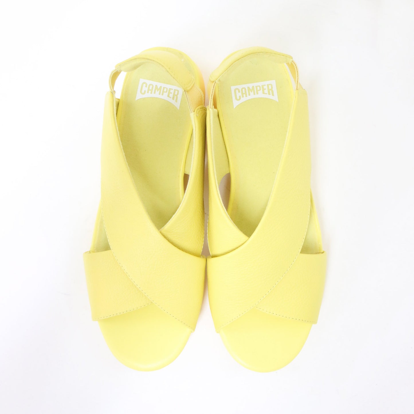 バルーン レザー クロスベルト サンダル / BALLOON バックストラップ ウエッジソール