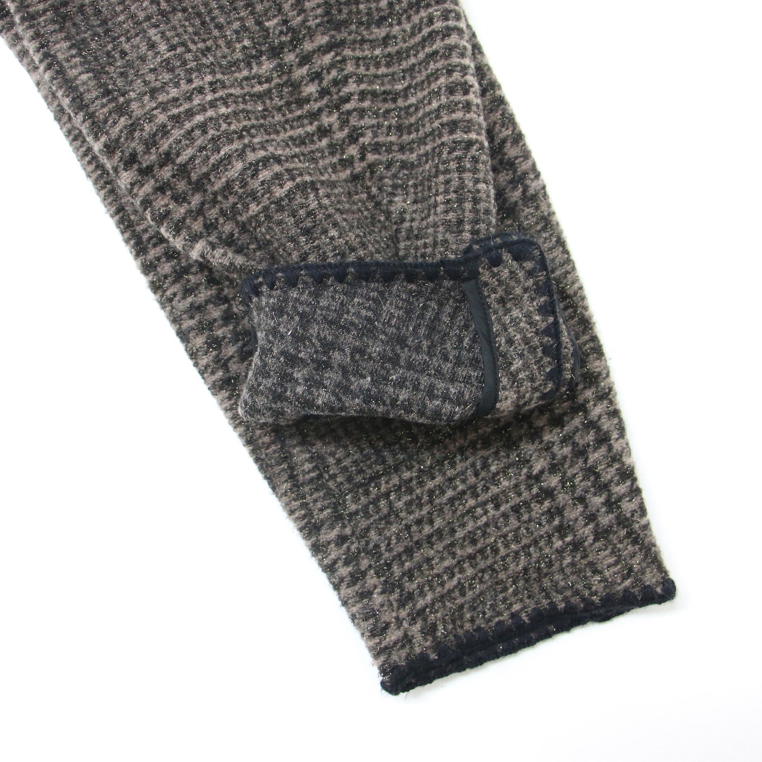 MACPHEE (マカフィー) 24秋冬 チェック スパーク クルーネック  