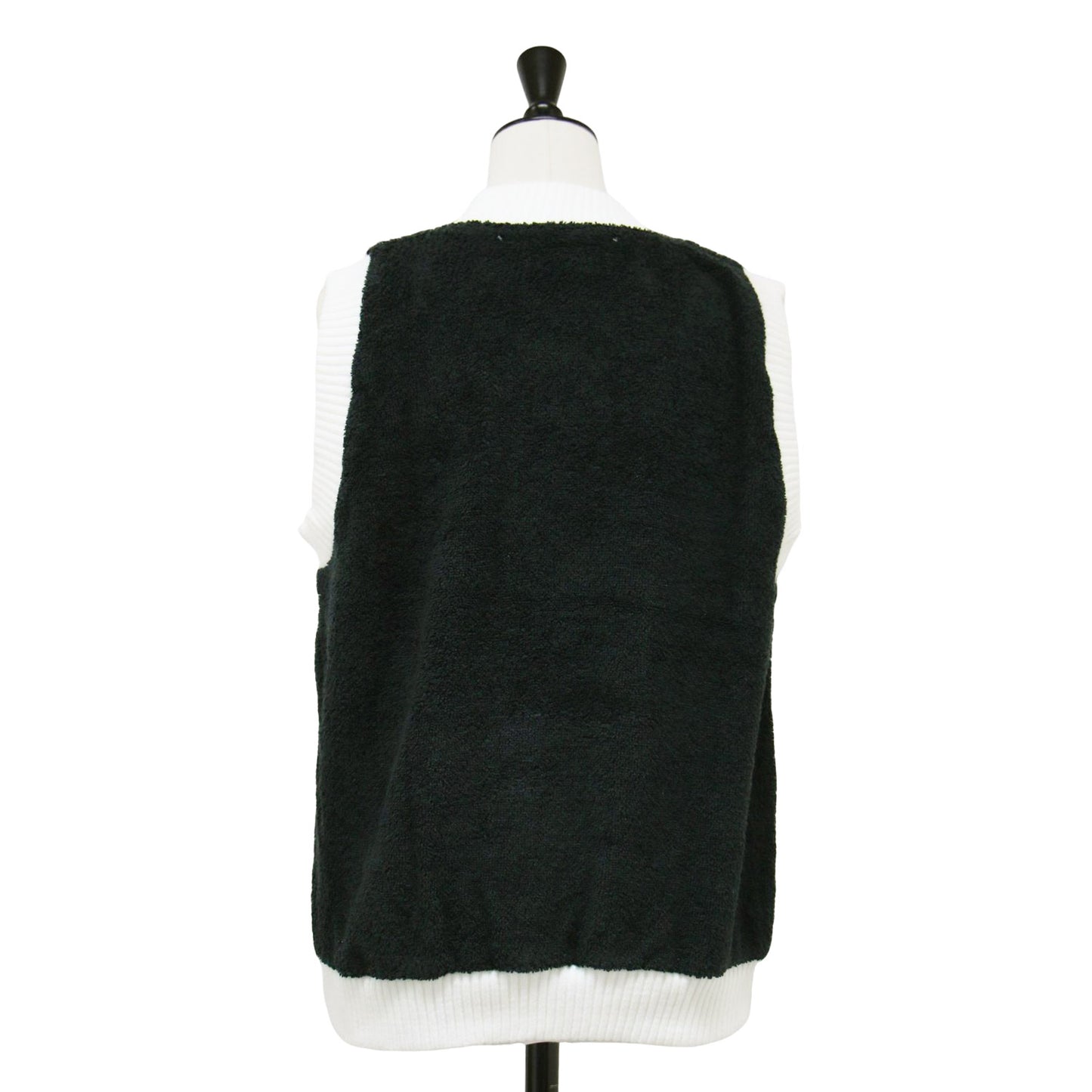 24春夏 タオル ニット ベスト / Carling Beer Towel Vest クルーネック パイル コットン