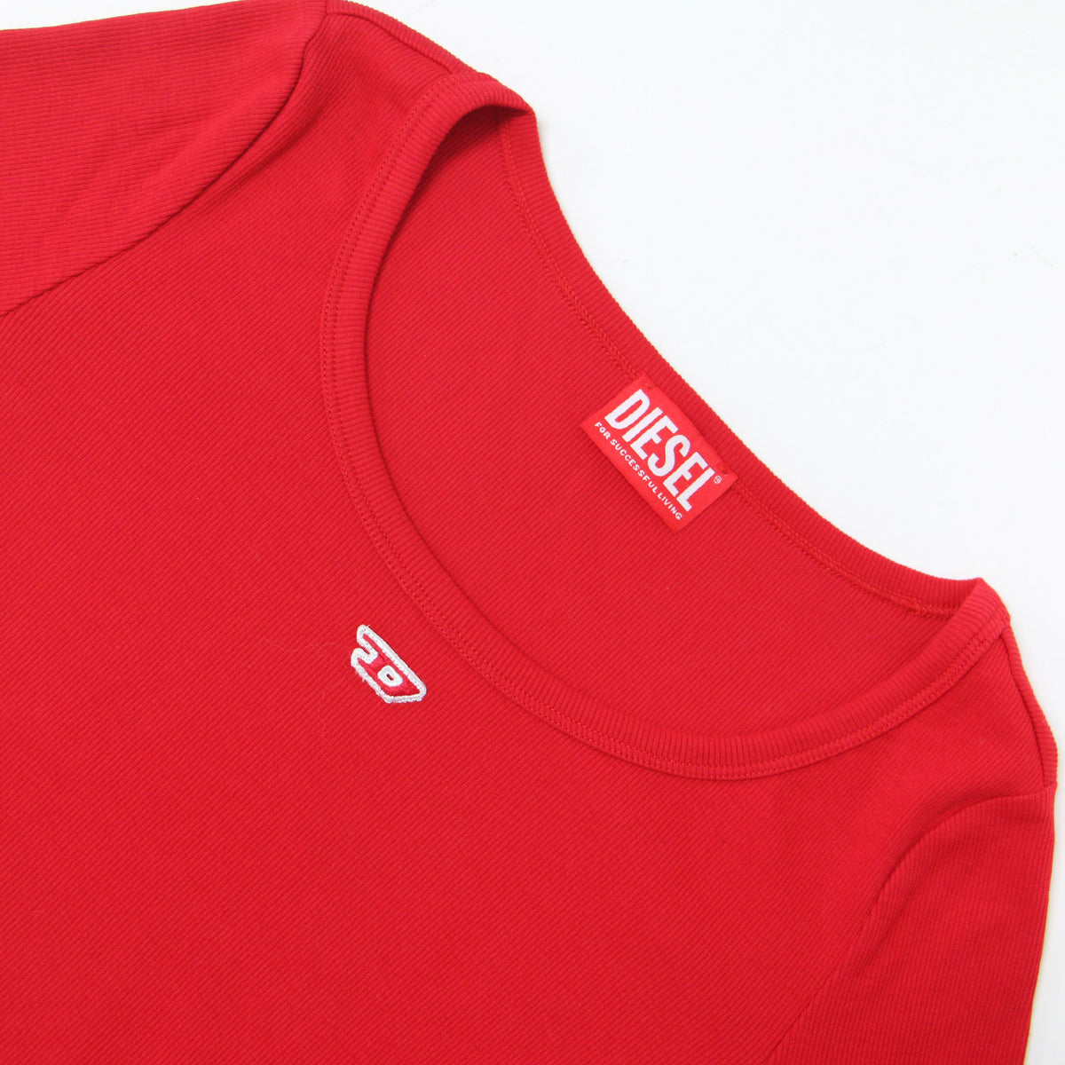 T-BALLET-D ロゴ ロングスリーブ Tシャツ / カットソー 長袖 ラウンドカラー リブ ショート丈 コットン