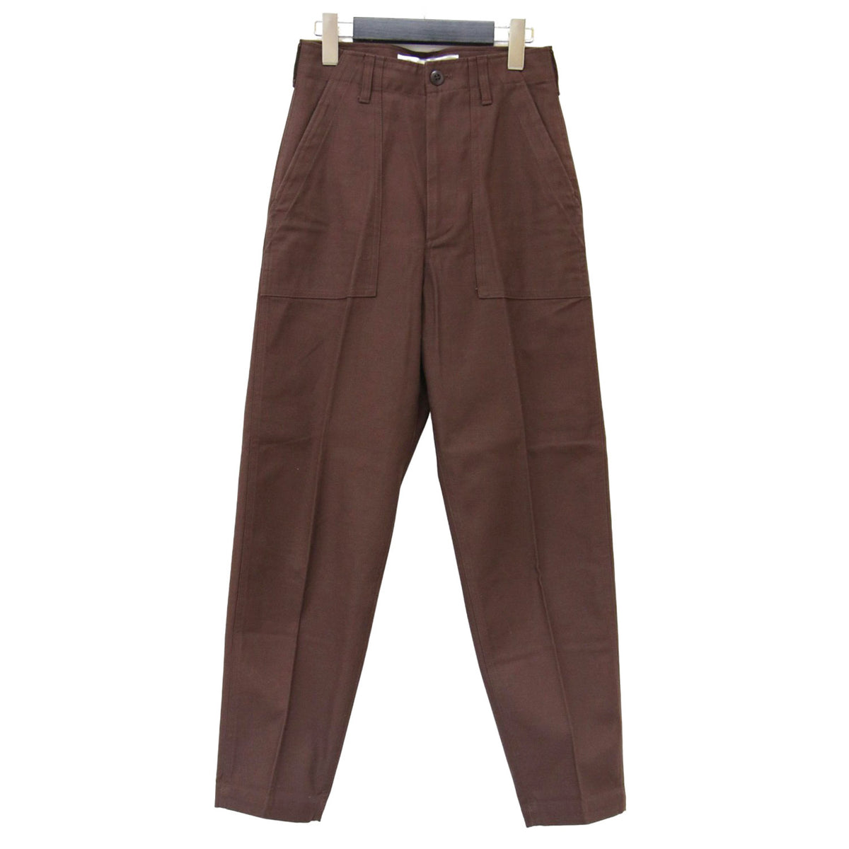 ベイカー パンツ 15AMSPA18 / BAKER PANTS ハイウエスト センタープレス テーパード コットン