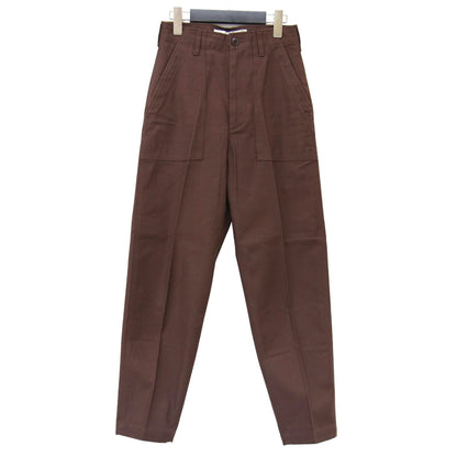 ベイカー パンツ 15AMSPA18 / BAKER PANTS ハイウエスト センタープレス テーパード コットン