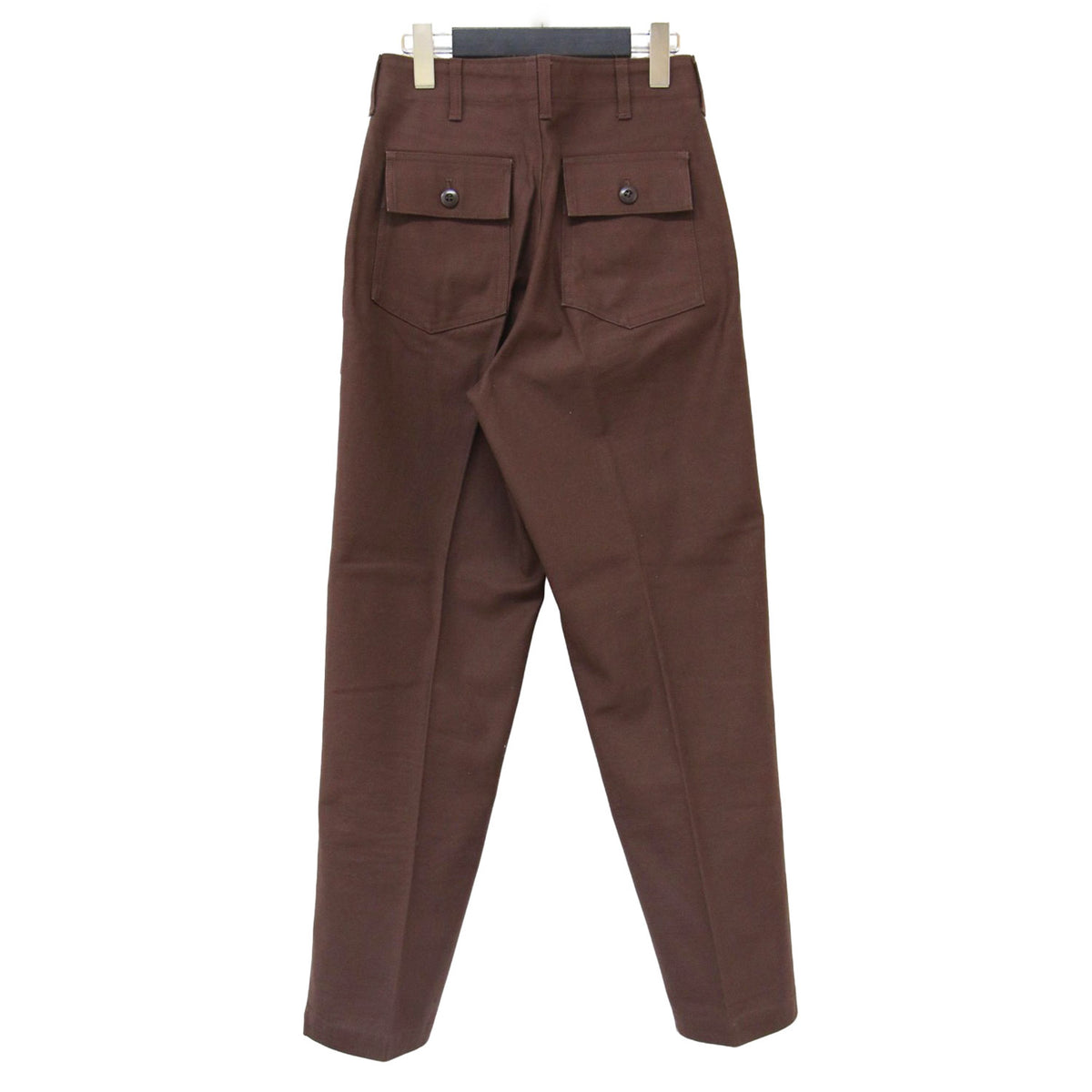 ベイカー パンツ 15AMSPA18 / BAKER PANTS ハイウエスト センタープレス テーパード コットン