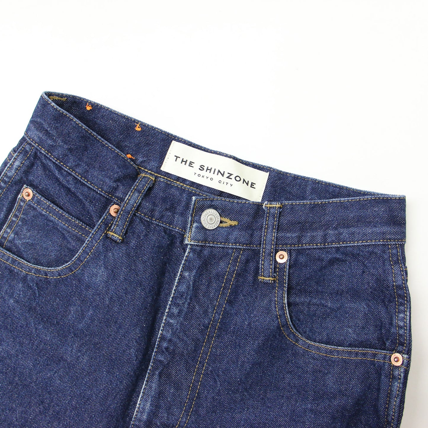 キャロット デニム パンツ / CARROT DENIM テーパード ハイウエスト コットン