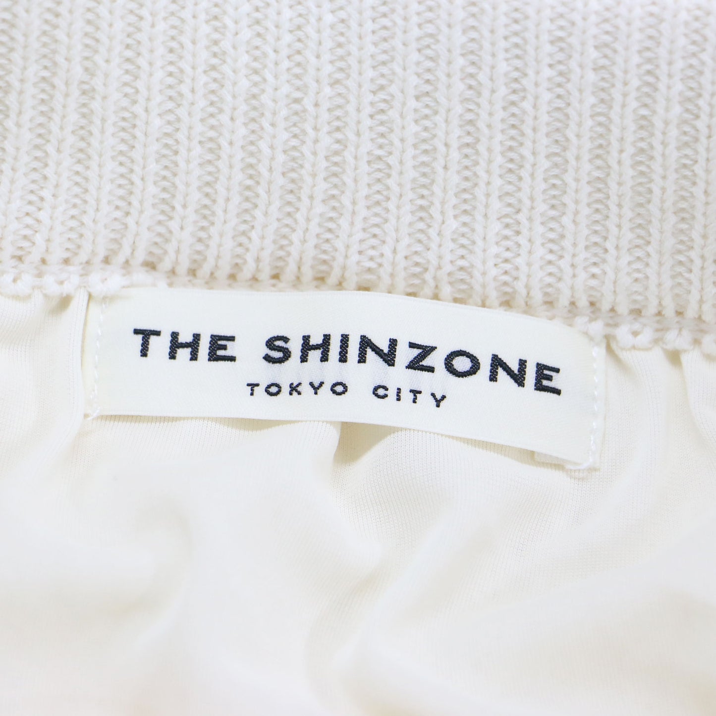 レース ニット スカート / LACE KNIT SKIRT ロング丈 マーメイドライン ウエストゴム ミドルゲージ コットン