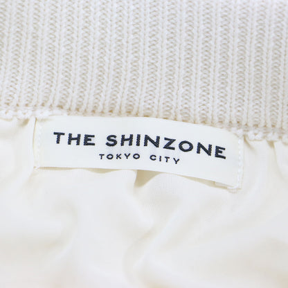 レース ニット スカート / LACE KNIT SKIRT ロング丈 マーメイドライン ウエストゴム ミドルゲージ コットン