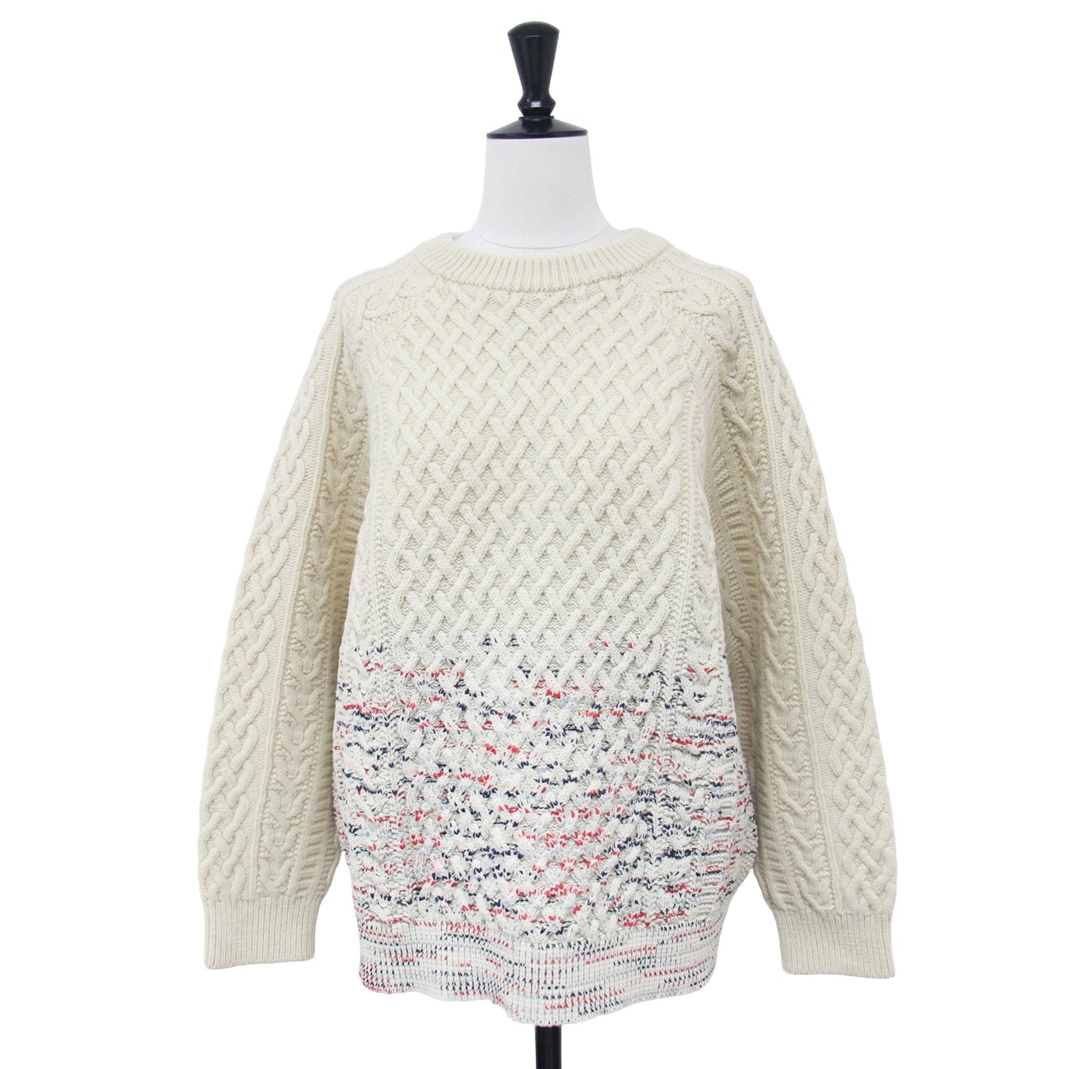 Coohemコーヘン グラデーション ケーブルニット Coohemコーヘン グラデーション ケーブルニット