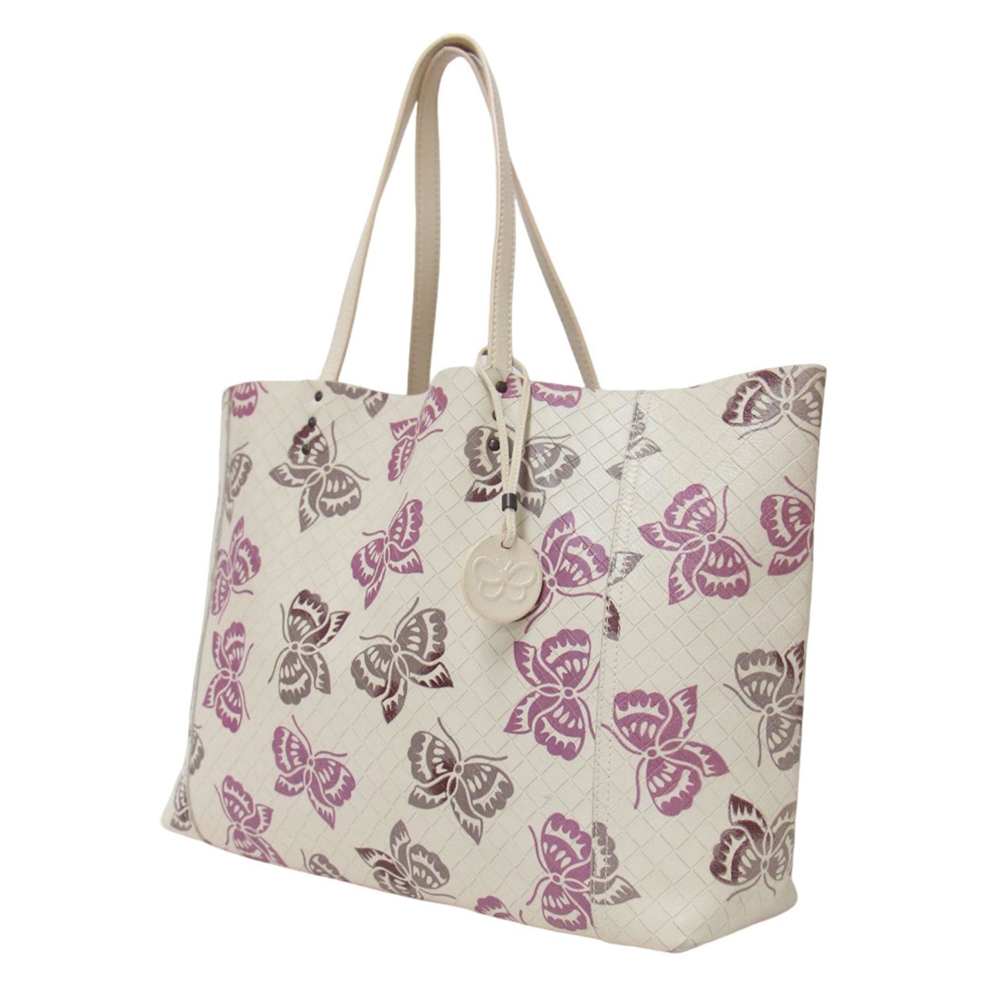 イントレッチオ ミラージュ トートバッグ / バタフライ パピヨン 蝶 プリント レザー