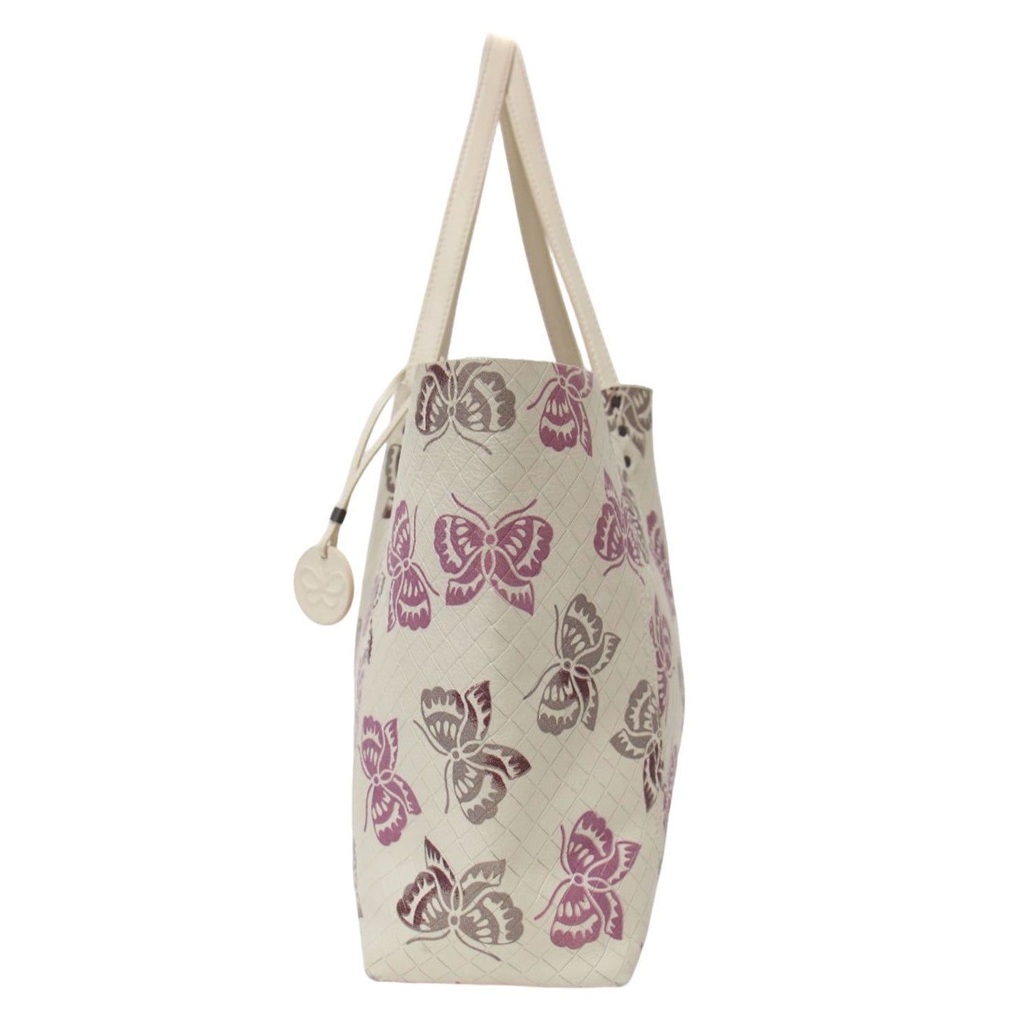 イントレッチオ ミラージュ トートバッグ / バタフライ パピヨン 蝶 プリント レザー