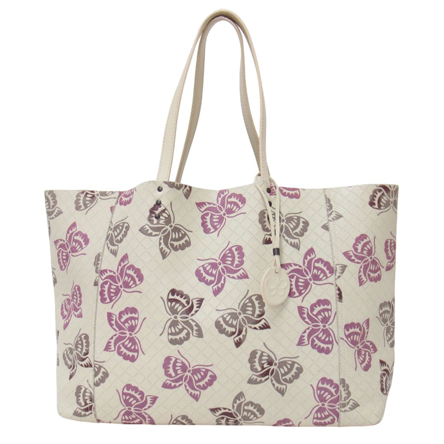 イントレッチオ ミラージュ トートバッグ / バタフライ パピヨン 蝶 プリント レザー