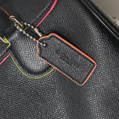 ネオン エッジ ペイント ミニ ベネット / レザー ボストン型 ショルダーバッグ ハンドバッグ 2WAY