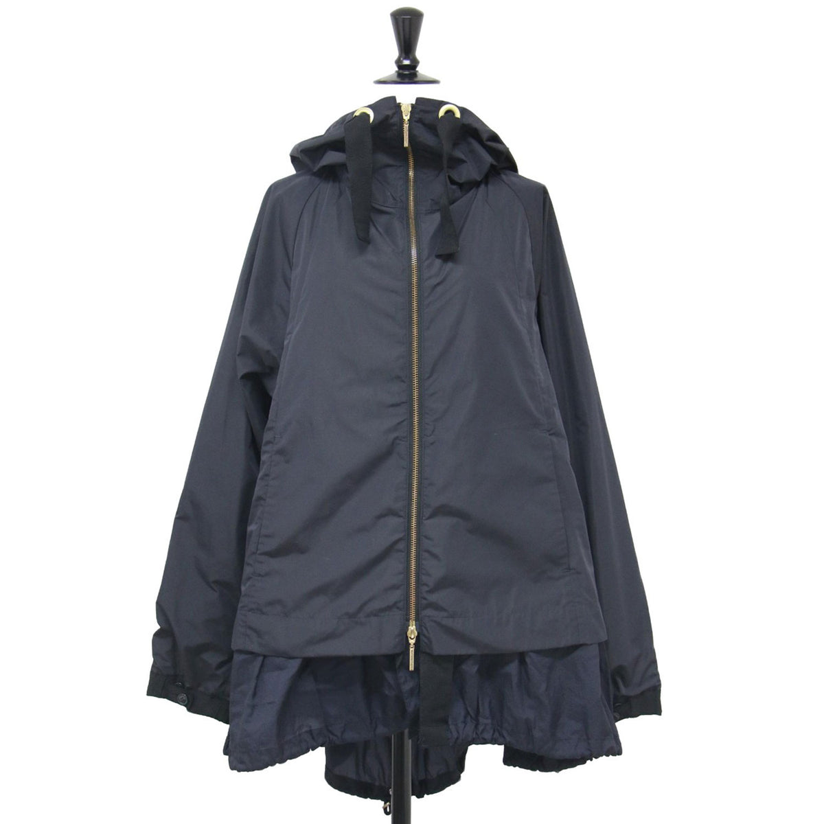 レイヤード モッズコート / LAYERD MOD'S COAT ブルゾン フード シルク混