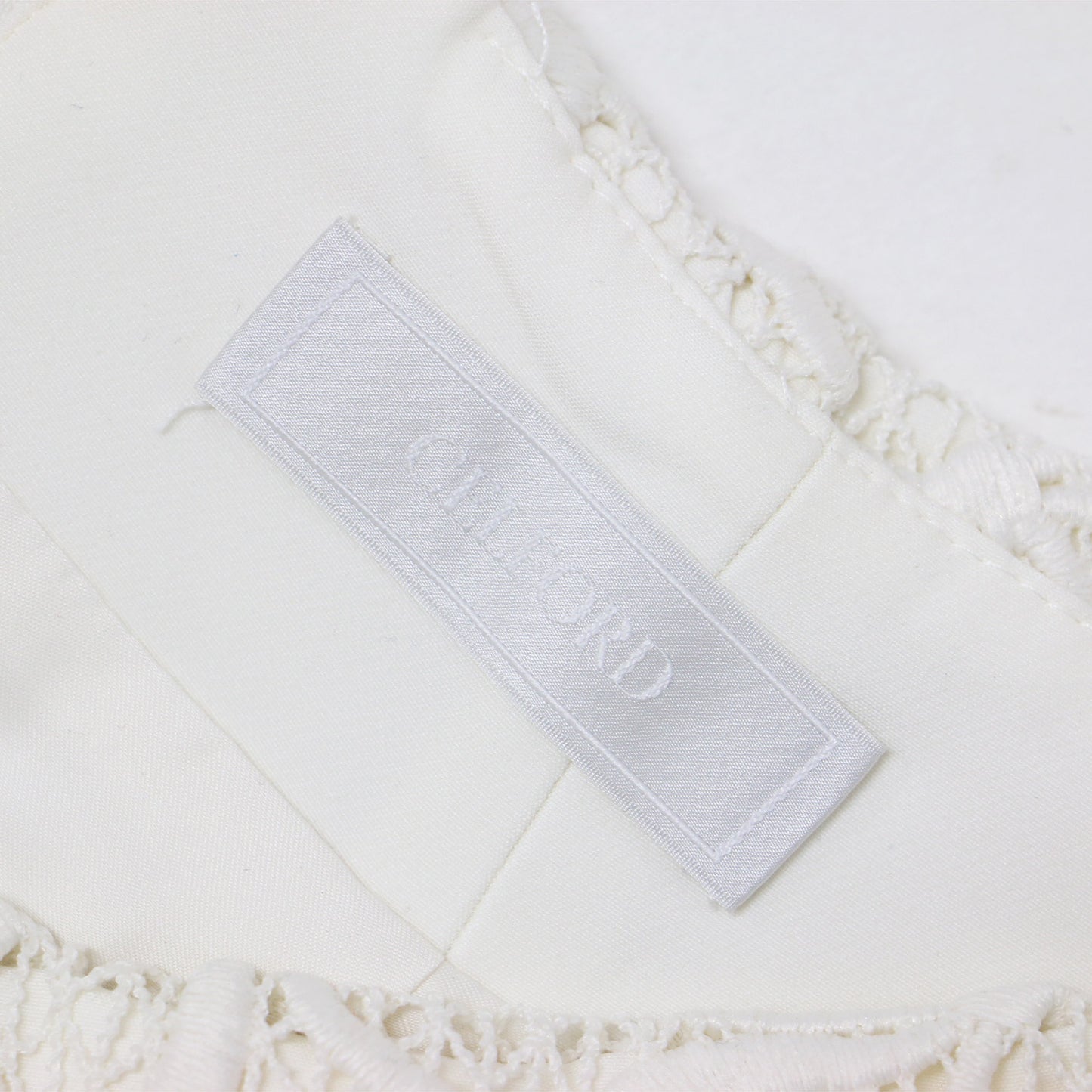 24春夏 オリジナル リボンメッシュ レース スカート / ロング丈 Iライン イレギュラーヘム