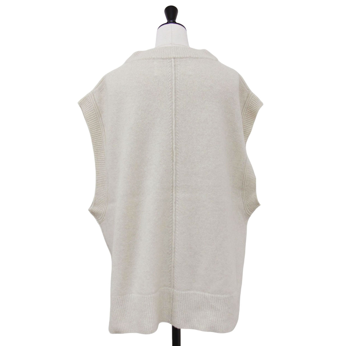 × Bshop 別注 24秋冬 カシミヤ ブレンド ニット ベスト / プルオーバー サイドスリット ウール