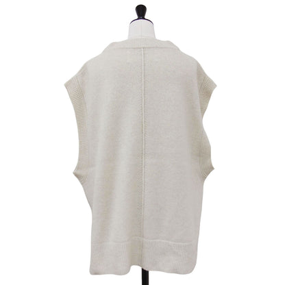 × Bshop 別注 24秋冬 カシミヤ ブレンド ニット ベスト / プルオーバー サイドスリット ウール